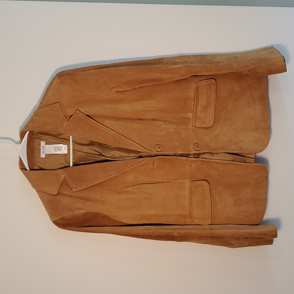 Suede blazer